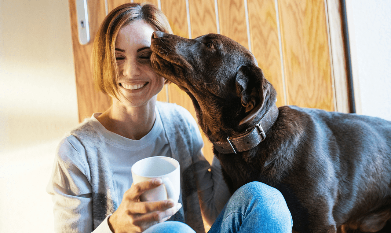 Girl with Dog